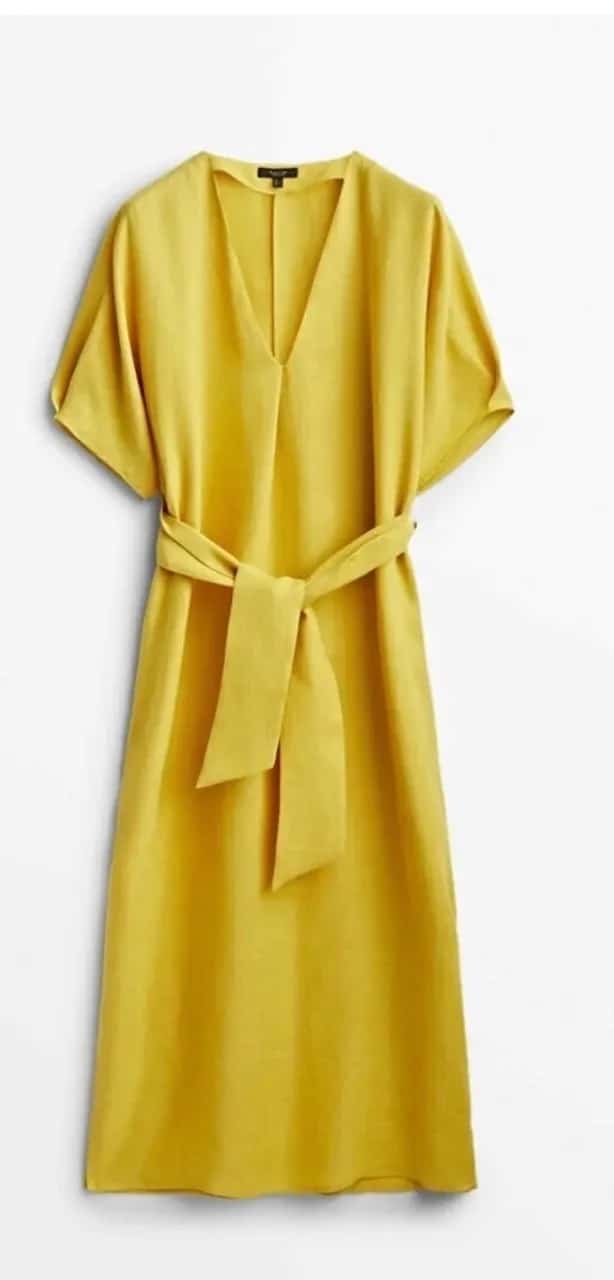 Ormar.app | sajt za prodaju garderobe | Massimo Dutti duga haljina od lana