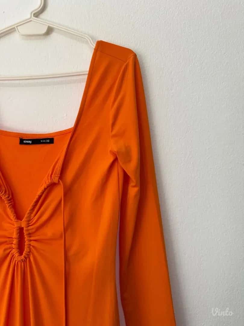Ormar.app | sajt za prodaju garderobe | Narandzasta letnja haljina 