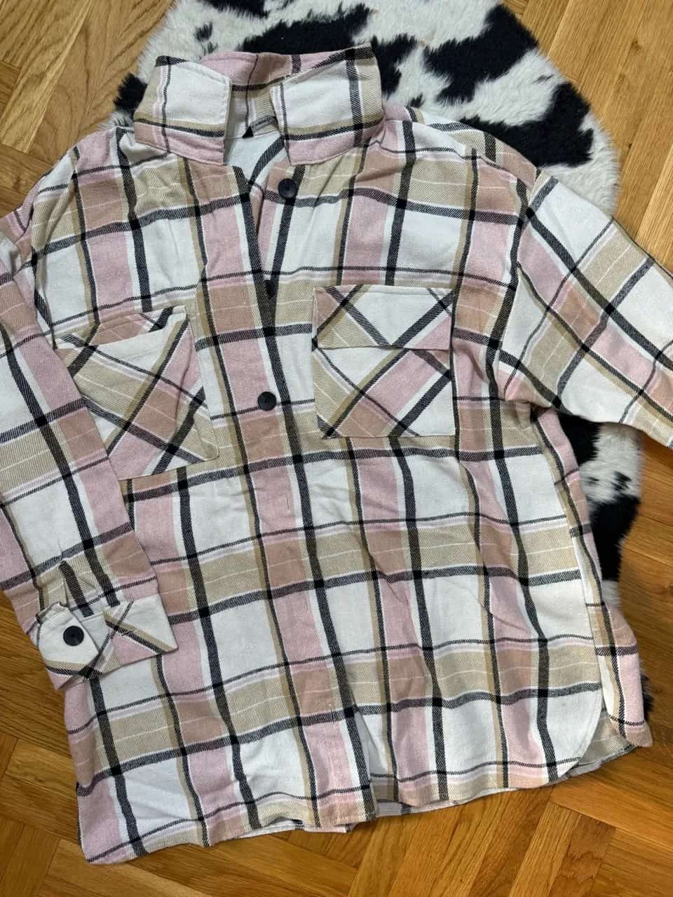 Ormar.app | sajt za prodaju garderobe | Oversized karirana košulja / jaknica LC Waikiki