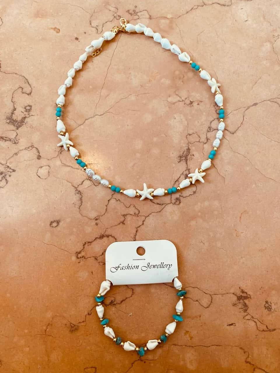 Ormar.app | sajt za prodaju garderobe | NOVO✨🩵 Ogrlica i narukvica set🐚