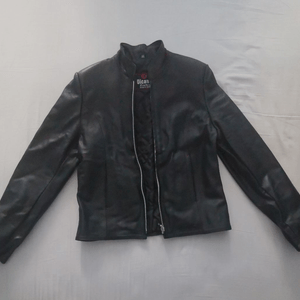 Cropped Faux leather Jacket