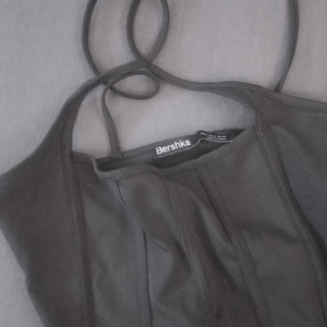 Cropped Faux leather Jacket