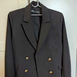 Cropped Faux leather Jacket