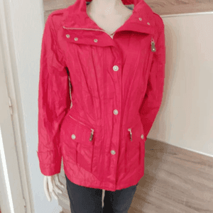 Cropped Faux leather Jacket