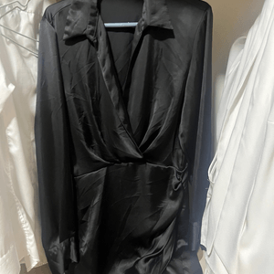 Cropped Faux leather Jacket