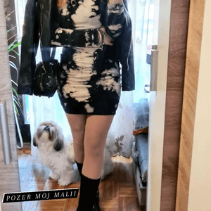 Cropped Faux leather Jacket