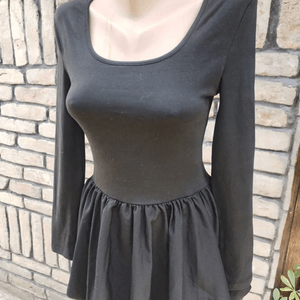 Cropped Faux leather Jacket