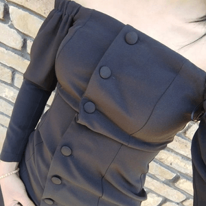 Cropped Faux leather Jacket