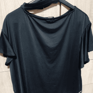Cropped Faux leather Jacket