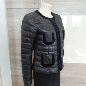 Cropped Faux leather Jacket