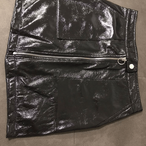 Cropped Faux leather Jacket