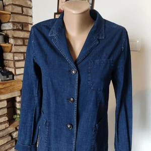 Cropped Faux leather Jacket