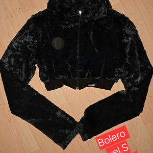 Cropped Faux leather Jacket