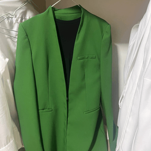 Cropped Faux leather Jacket