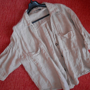 Cropped Faux leather Jacket
