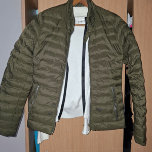 Cropped Faux leather Jacket