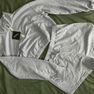 Cropped Faux leather Jacket
